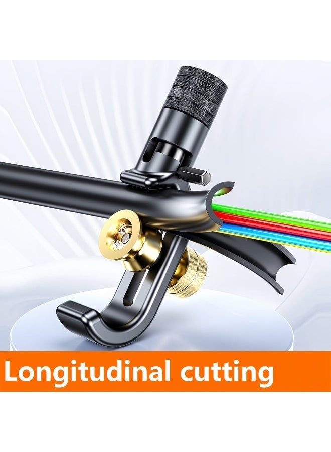 Adjustable Cable Stripper 8-30mm Armored and Coaxial Wire Stripping Tool Precision Cutter with Non Slip Handle - Image 3